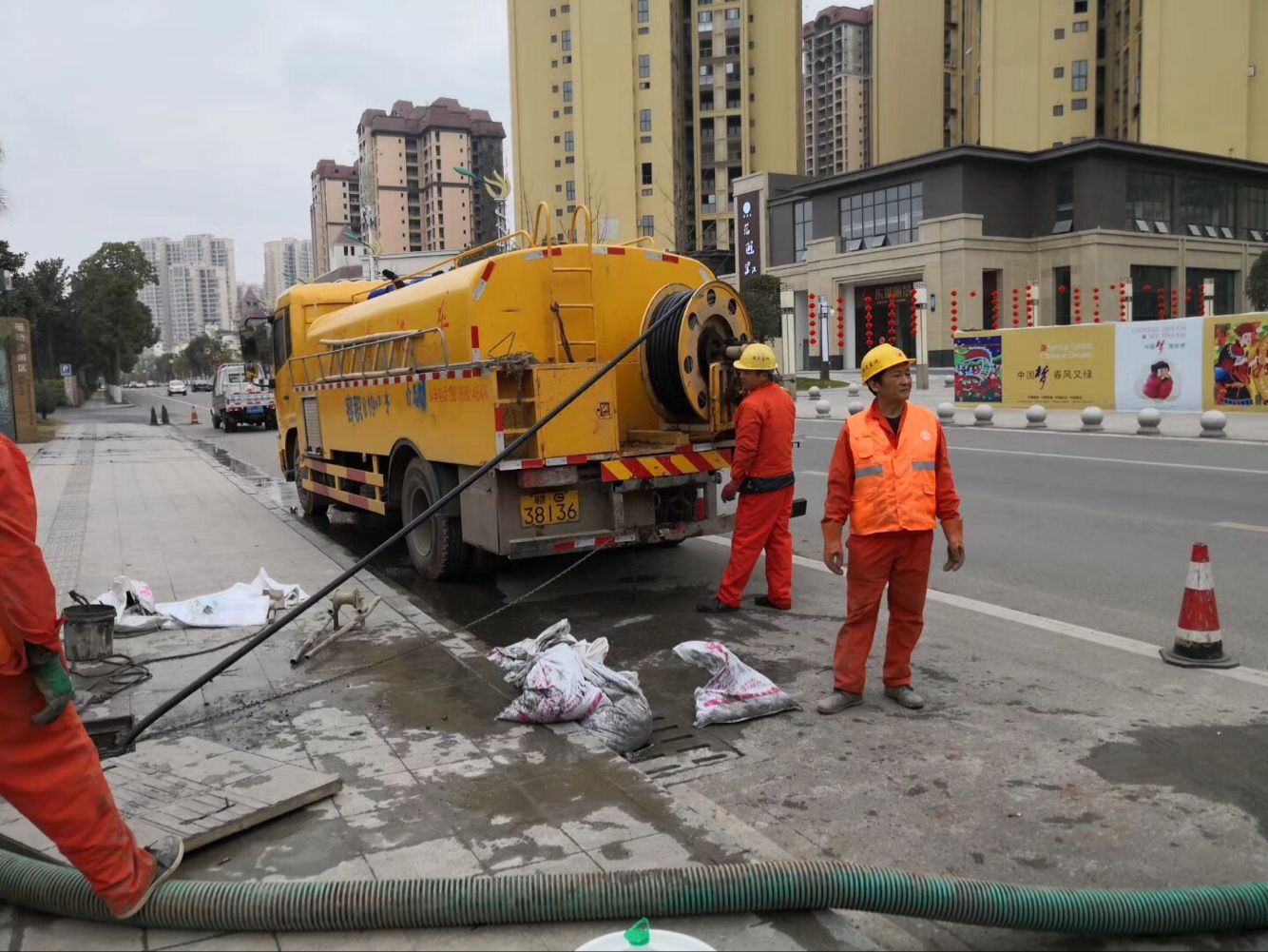 长宁排污管道清淤-管道清洗